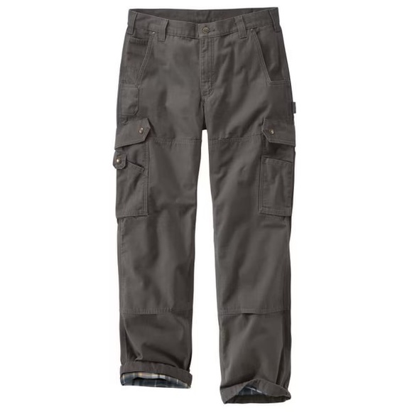 Carhartt Ripstop Flannel Lined Cargo Work Pant - Picture 2 of 11
